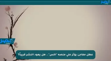 عطل مفاجئ يؤثر على منصة “إكس”.. هل يعود النشر قريباً؟